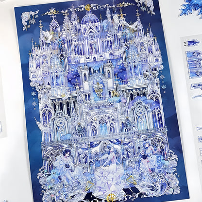 Snow Wonders 3D Sticker | 2 Cute Miniature Scenes