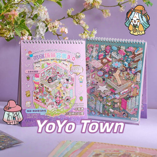 YoYo Town 3D Sticker Book