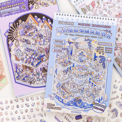 Zoo Class 3D Sticker Book