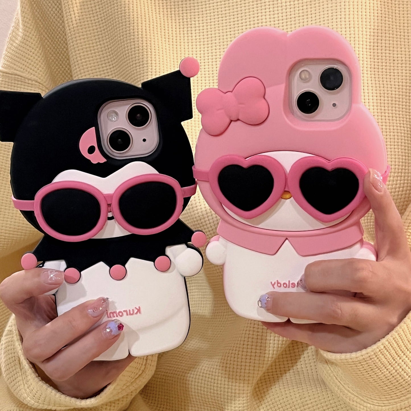 Sweet & Cool Style Bunny Silicone Phone Case