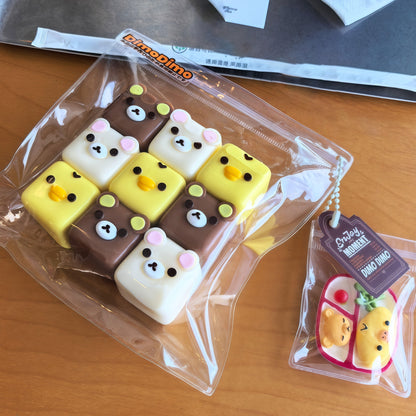 Rilakkuma 9-Square Dessert Platter Squishy