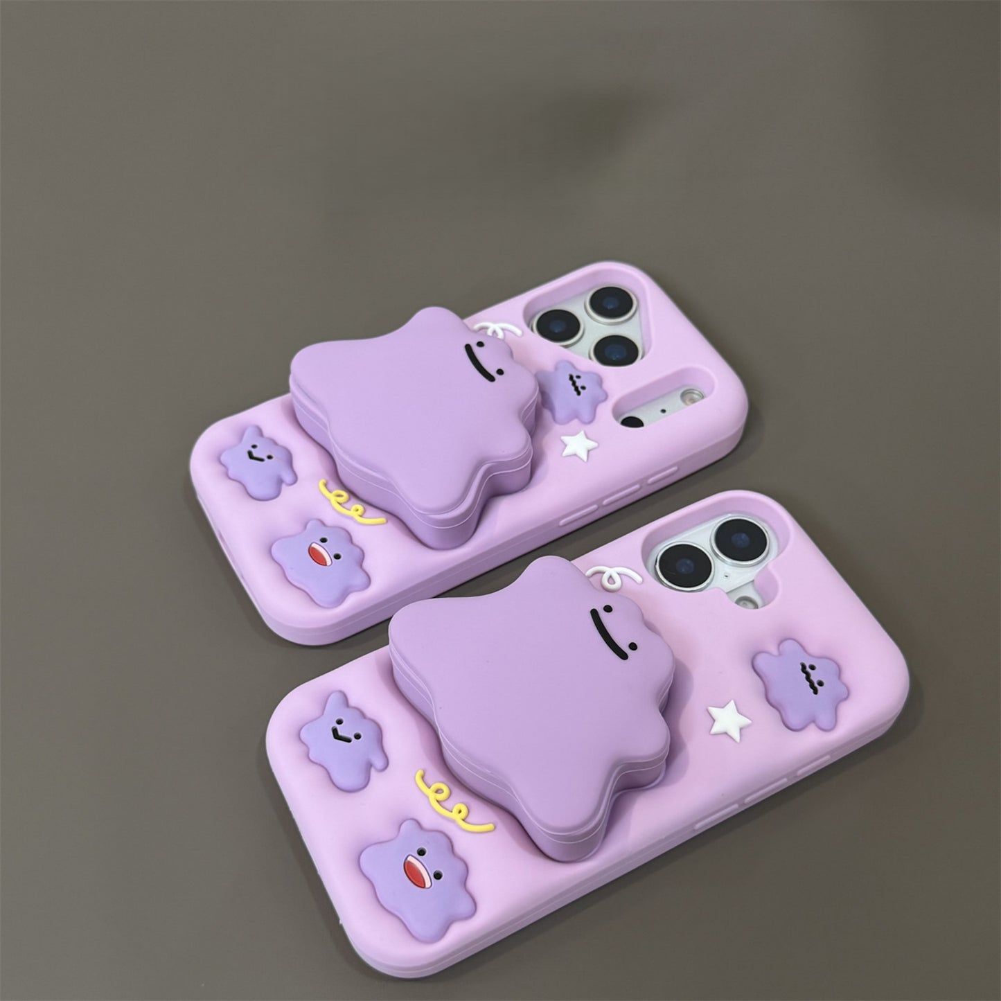 Ditto Mirror Stand Silicone Phone Case