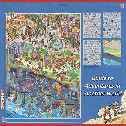 Guide to Adventures in Another World 3D Sticker
