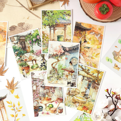 Leisure Daily 3D Sticker | 6 Cute Miniature Scenes