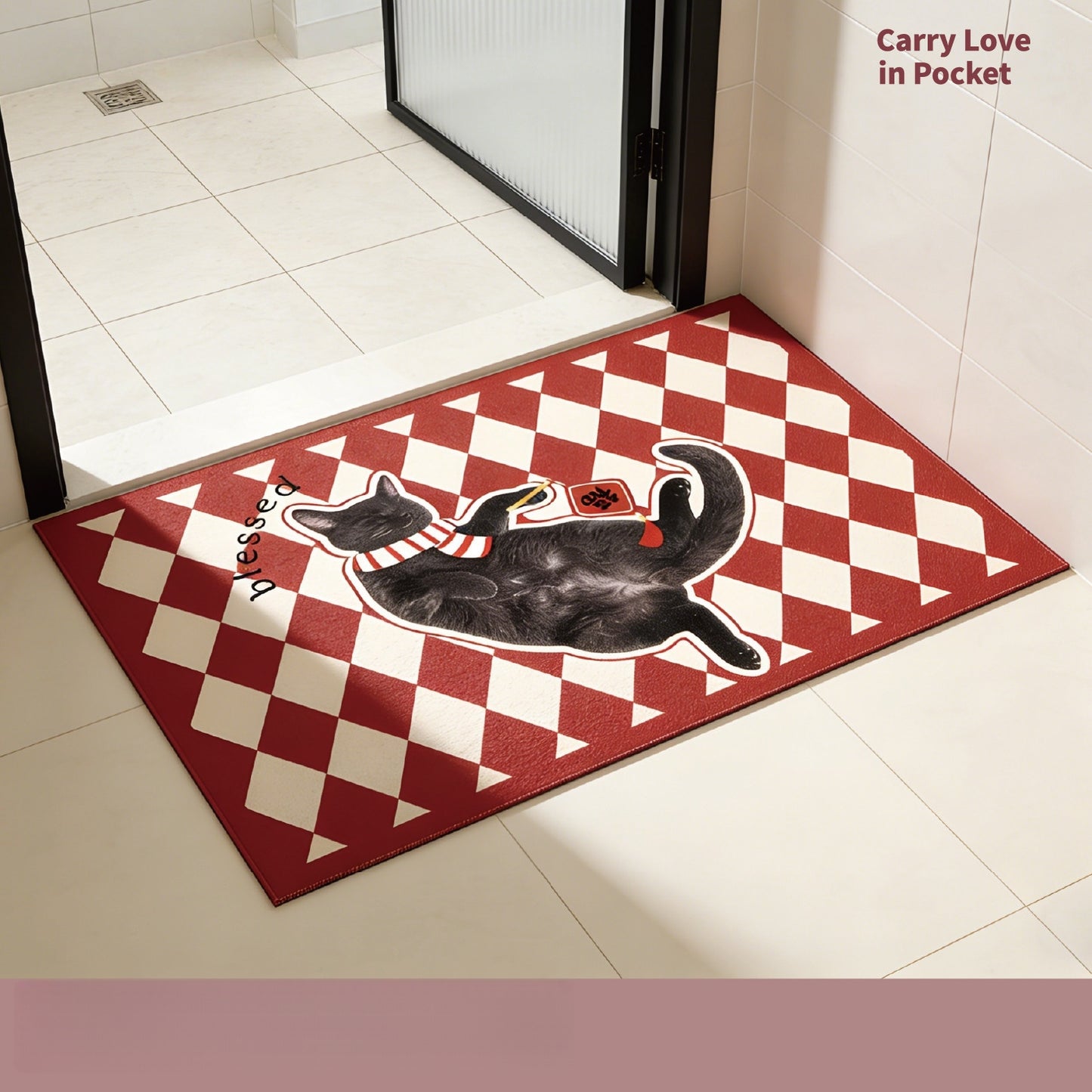 Custom Pet Chinese New Year Floor Mat