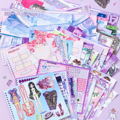 Fashion Design Station 3D Sticker Book
