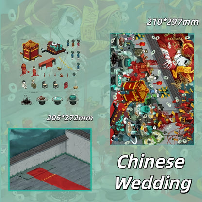 Chinese Wedding 3D Sticker
