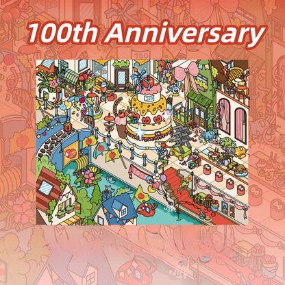 Fabletown 3D Sticker | 4 Cute Miniature Scenes