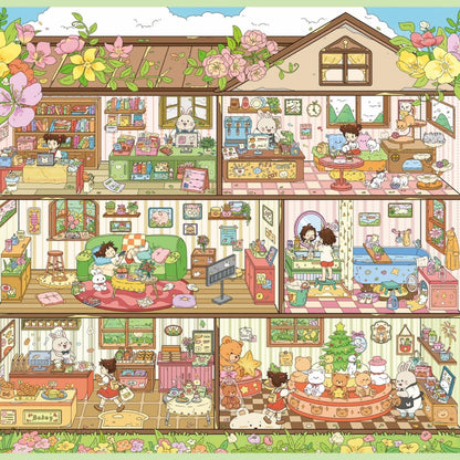 Whimsy Daily Life 3D Sticker | 4 Cute Miniature Scenes