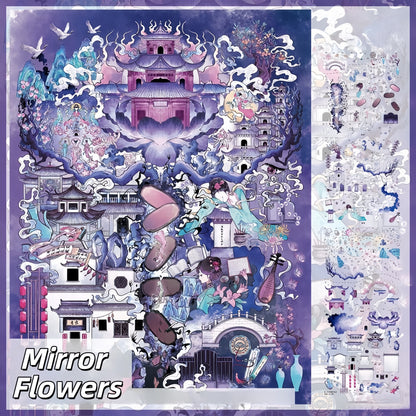 Last Bloom 3D Sticker | 2 Cute Miniature Scenes