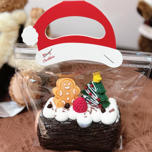 Christmas Tree Stump Cake Squishy