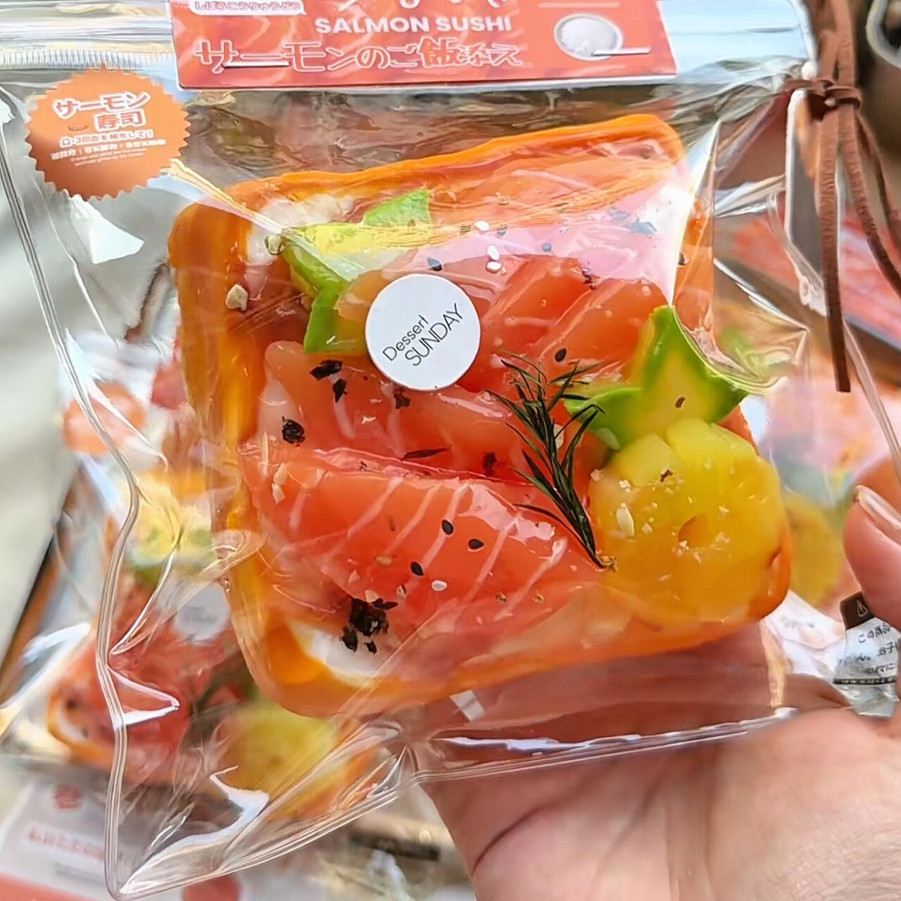 Colorful Fruit Salmon Cream Toast Squishy