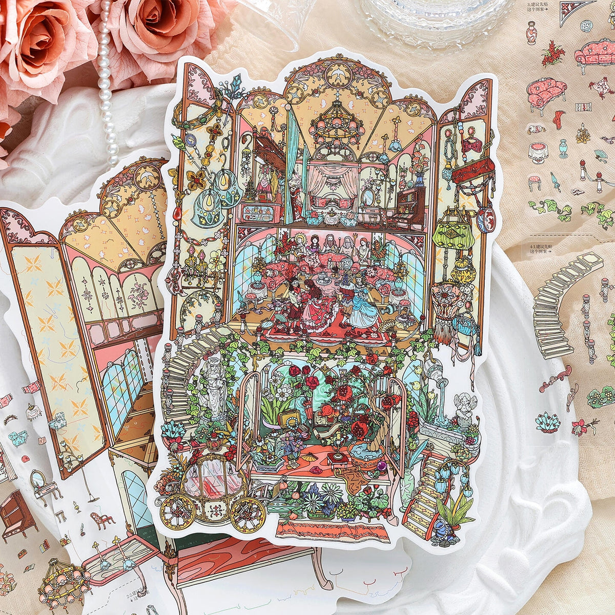 Lost and Found 3D Sticker | 2 Cute Miniature Scenes