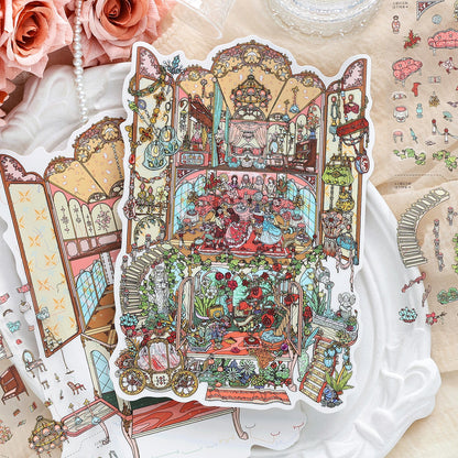 Lost and Found 3D Sticker | 2 Cute Miniature Scenes