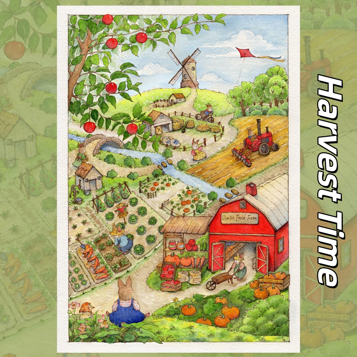 Warm Gatherings 3D Sticker | 4 Cute Miniature Scenes