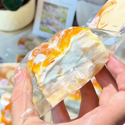 Sea Salt Coconut Shreds Little Cube Bread Squishy