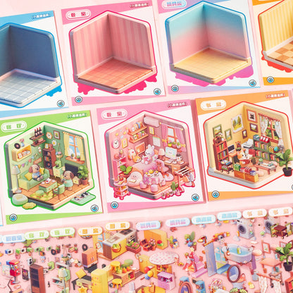 Tiny Animal Wonders 3D Sticker Book