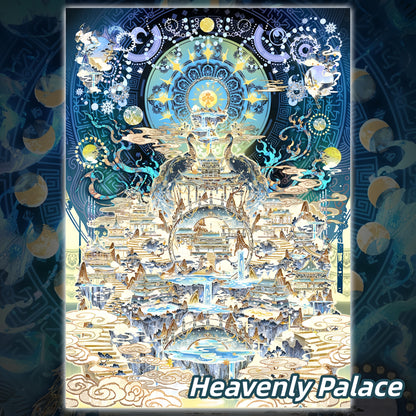 Starfall Sanctuary 3D Sticker | 2 Cute Miniature Scenes