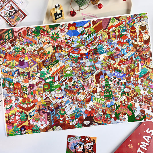 Christmas Eve In Grindelwald 3D Sticker