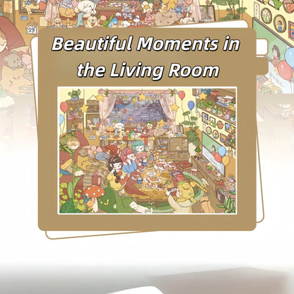 Household Diaries 3D Sticker | 3 Cute Miniature Scenes