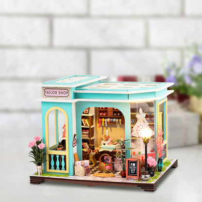 Artistic Tailoring Shop DIY Miniature House - English Instructions