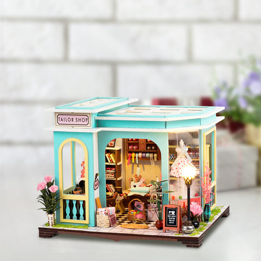 Artistic Tailoring Shop DIY Miniature House - English Instructions