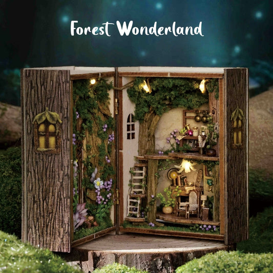Whimsical Tree House DIY Miniature House - English Instructions