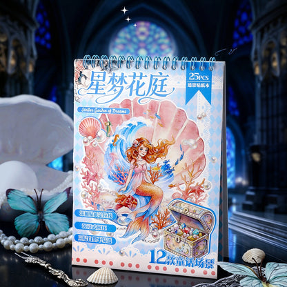 Star Dream Flower Garden 3D Sticker Book
