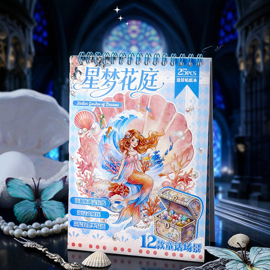 Star Dream Flower Garden 3D Sticker Book