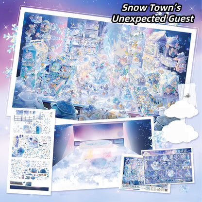 Nocturnal Tales 3D Sticker | 2 Cute Miniature Scenes
