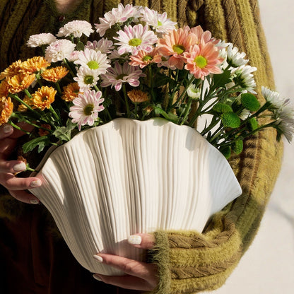 Shell Ceramic Vase