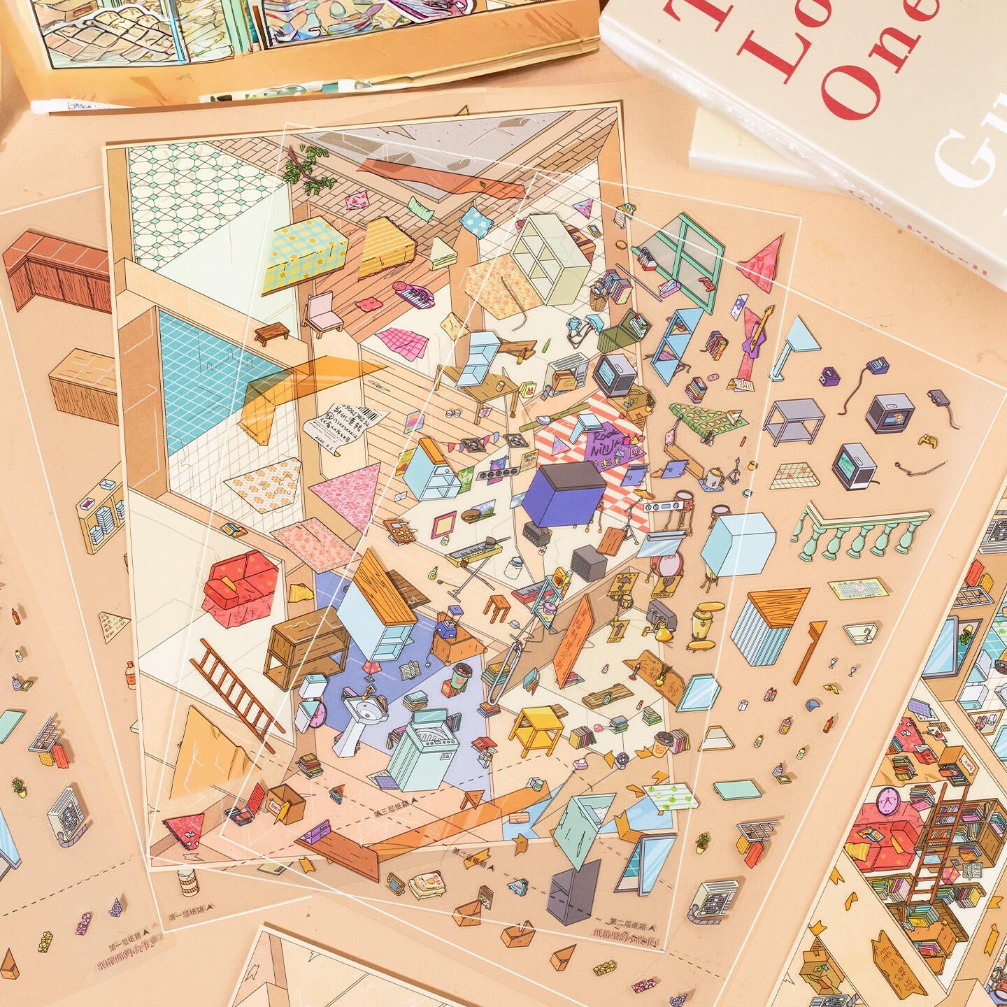Little Stories in a Box 3D Sticker