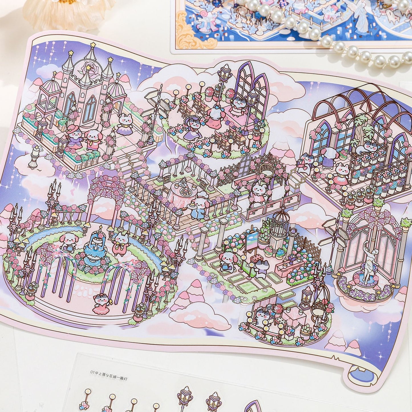 Nursery Rhyme 3D Sticker | 2 Cute Miniature Scenes