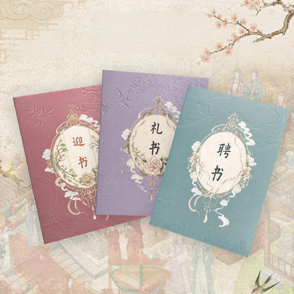 Three Wedding Letters 3D Sticker | 3 Cute Miniature Scenes