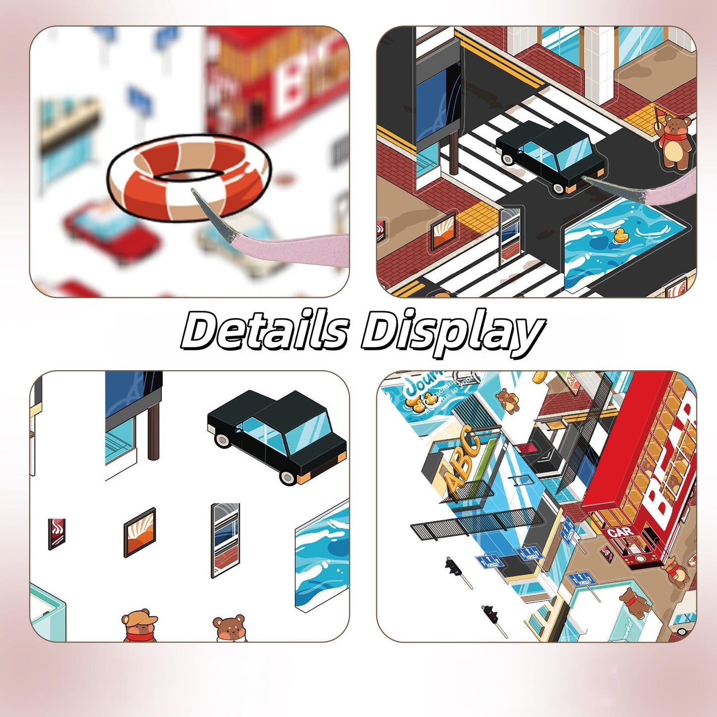 A Trip to Hong Kong 3D Sticker