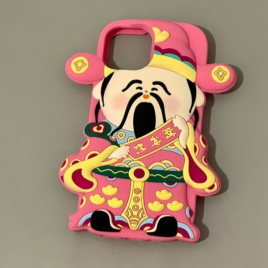 God of Fortune Silicone Phone Case