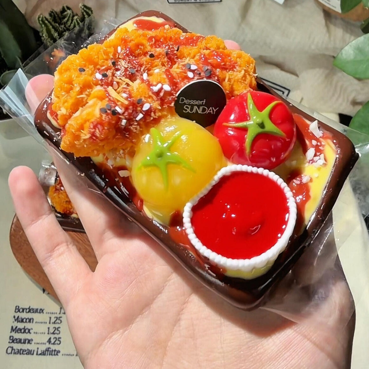 Fried Pork Chop Snack Squishy