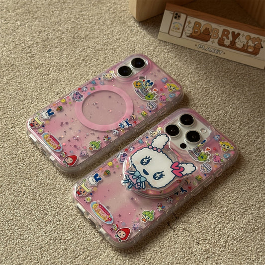 Tamagotchi Memetchi Magnetic Stand Acrylic Phone Case