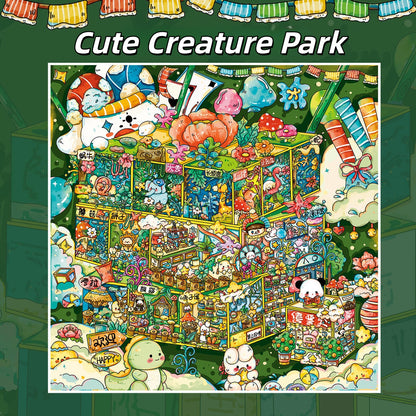 The Dreamscape 3D Sticker | 4 Cute Miniature Scenes