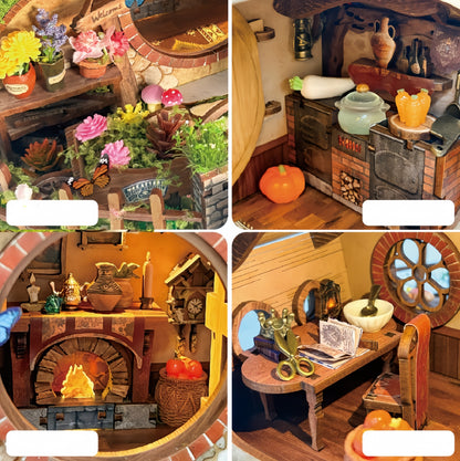 Magic Ring Cottage DIY Miniature House - English Instructions