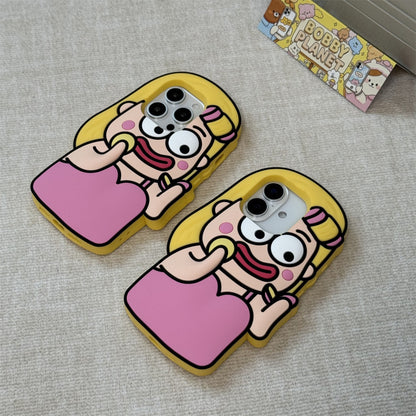 Funny Girl Makeup Silicone Phone Case