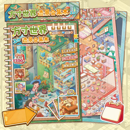 Tiny World 3D Sticker Book