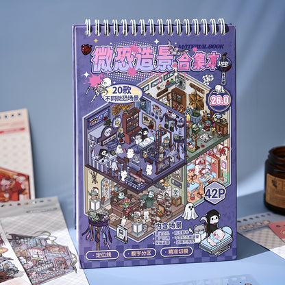 Horror Cabin 3D Sticker Book