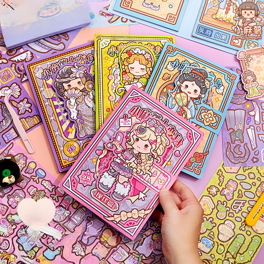 Dress Up 3D Sticker Book