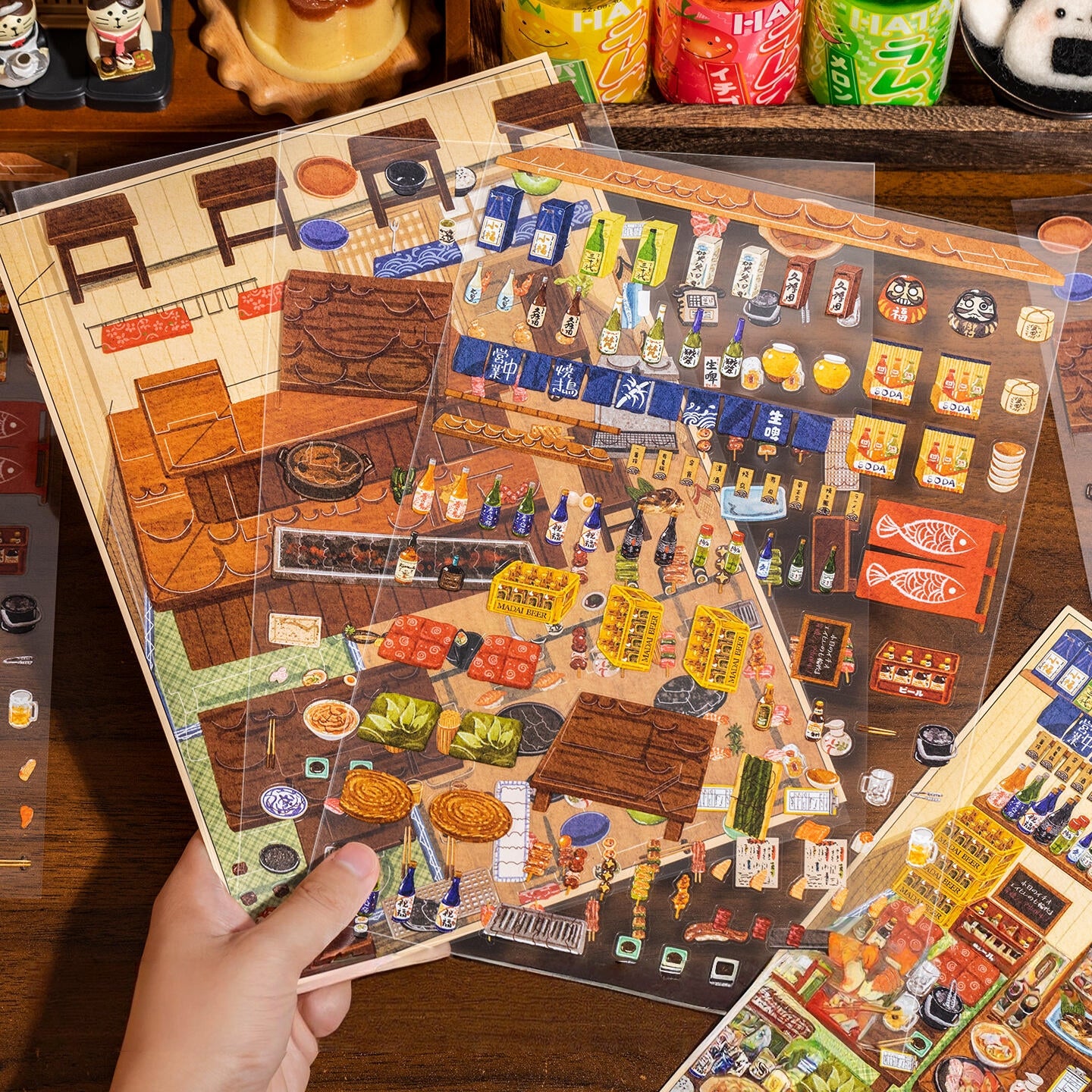 Warm Bites Izakaya 3D Sticker