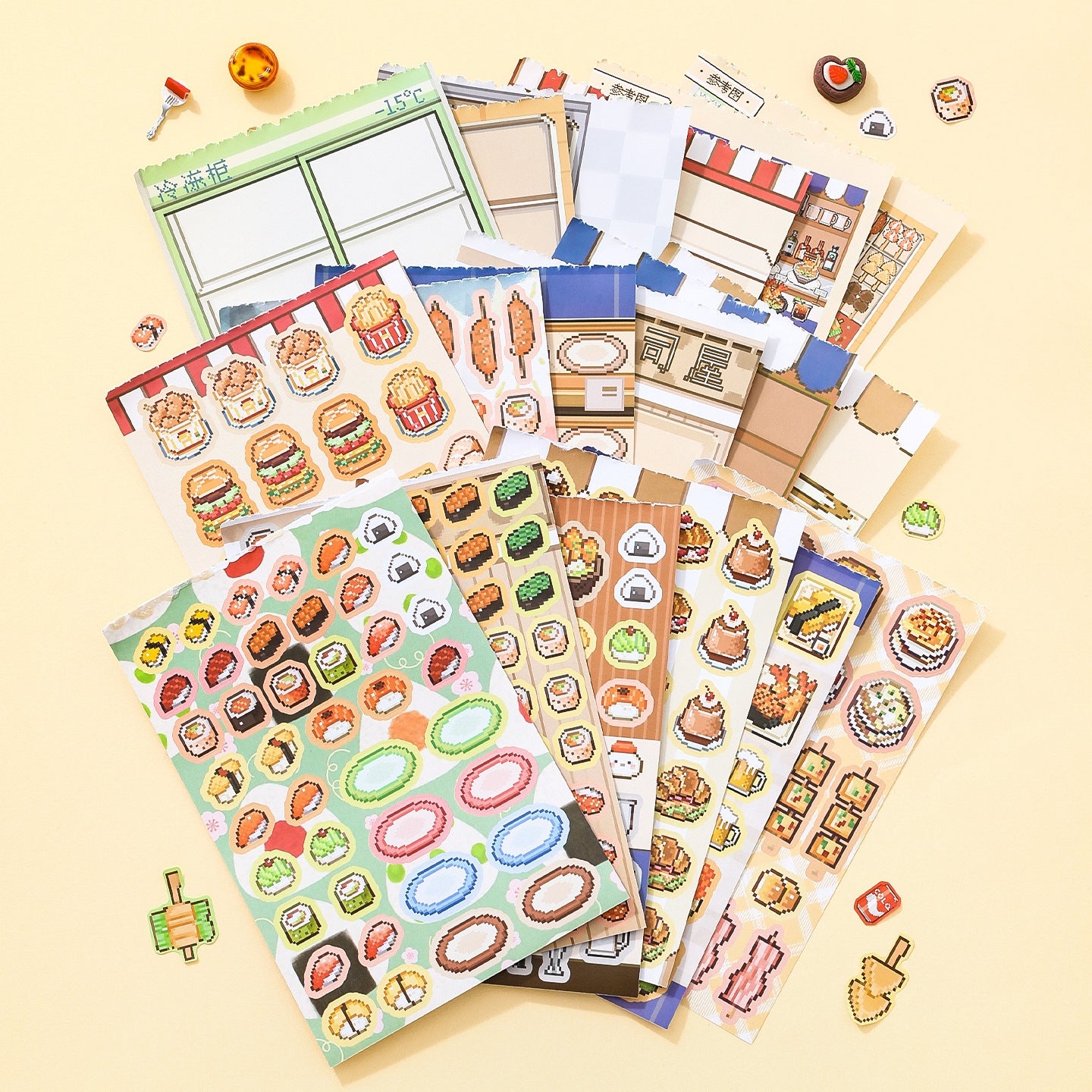 Shelf Display 3D Sticker Book
