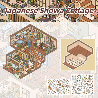 Dream House 3D Sticker | 6 Cute Miniature Scenes