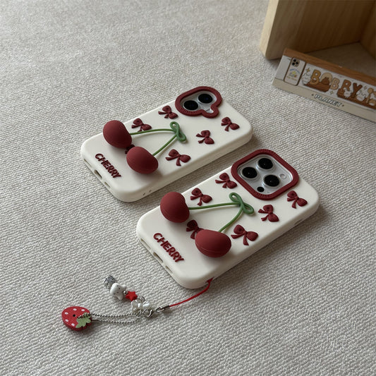 Shaking Cherry Silicone Phone Case