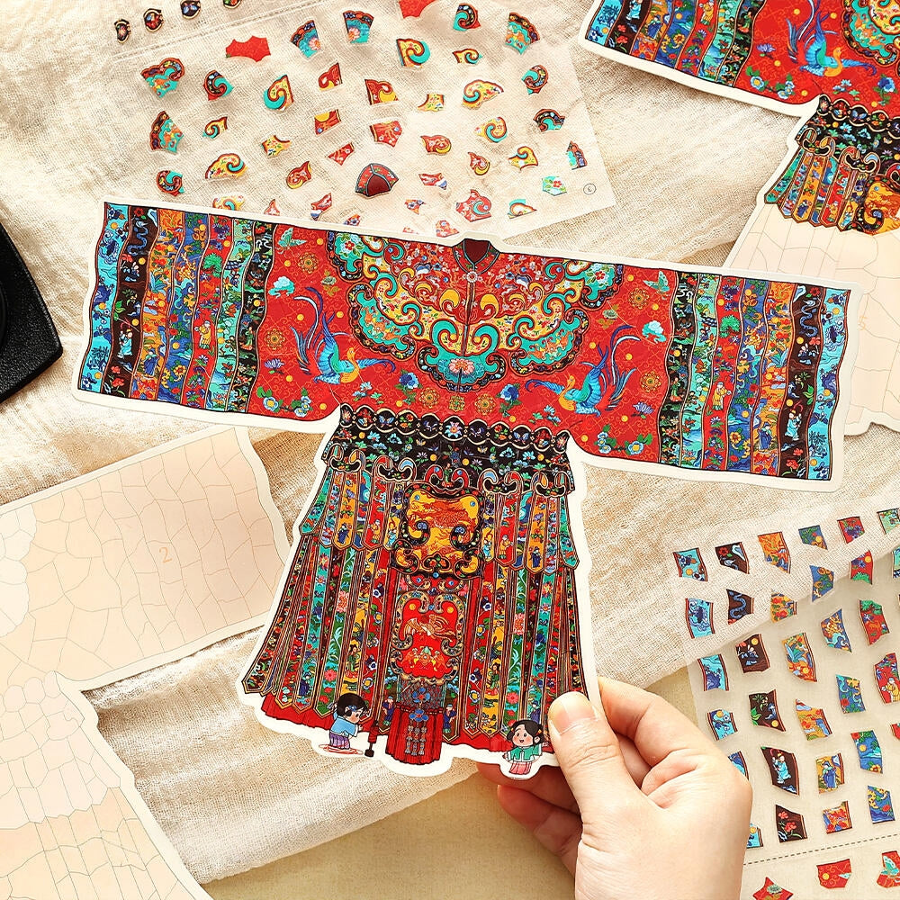 Antique Restoration 3D Sticker | 2 Cute Miniature Scenes