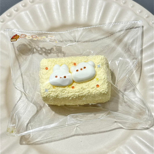 Bear Bunny Toast Squishy